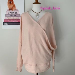 Free People Cozy With You Surplice Pullover